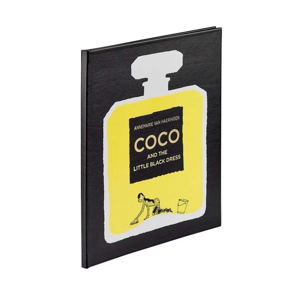 Coco and the Little Black Dress in Bonded Leather