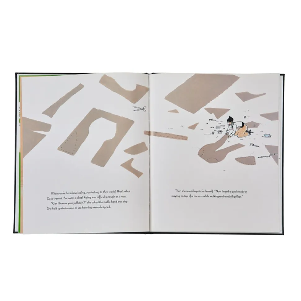 Coco and the Little Black Dress in Bonded Leather