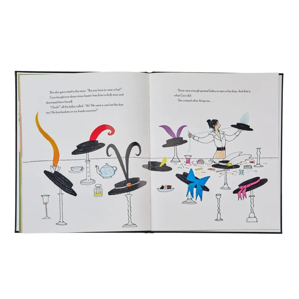 Coco and the Little Black Dress in Bonded Leather