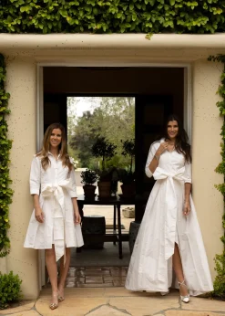 Collared Cocktail Dress in Wedding White