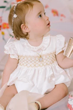 Colombe Gold Silk Ceremony Baby Bubble