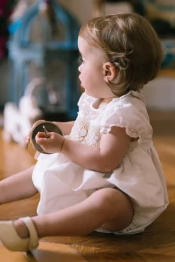 Colombe Gold Silk Ceremony Baby Bubble