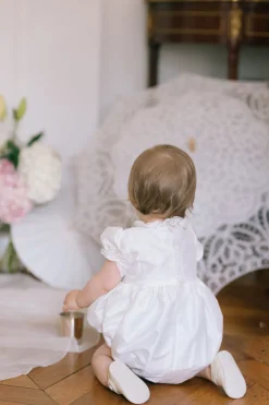 Colombe Gold Silk Ceremony Baby Bubble