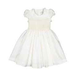 Colombe White Silk Ceremony Girl Dress