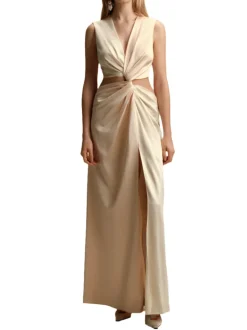 Colorblocked Twist Dress