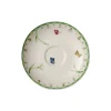 Colourful Spring Coffee Saucer in Multi