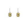 Comet Canary Diamond Earrings