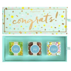 Congrats 3 Piece Preset Candy Bento Box