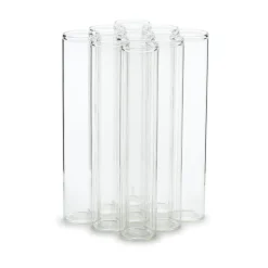 Connected Tube Flower Vase & Arranger in Gift Box, Set of 9