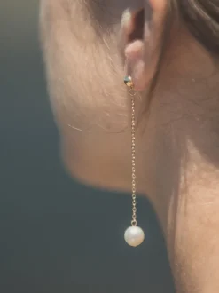 Connie Earrings in White