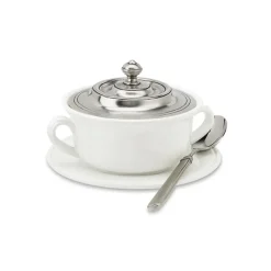 Convivio Covered Soup Bowl with Plate