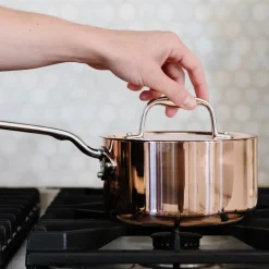 Copper Saucepan in 1.9 QT