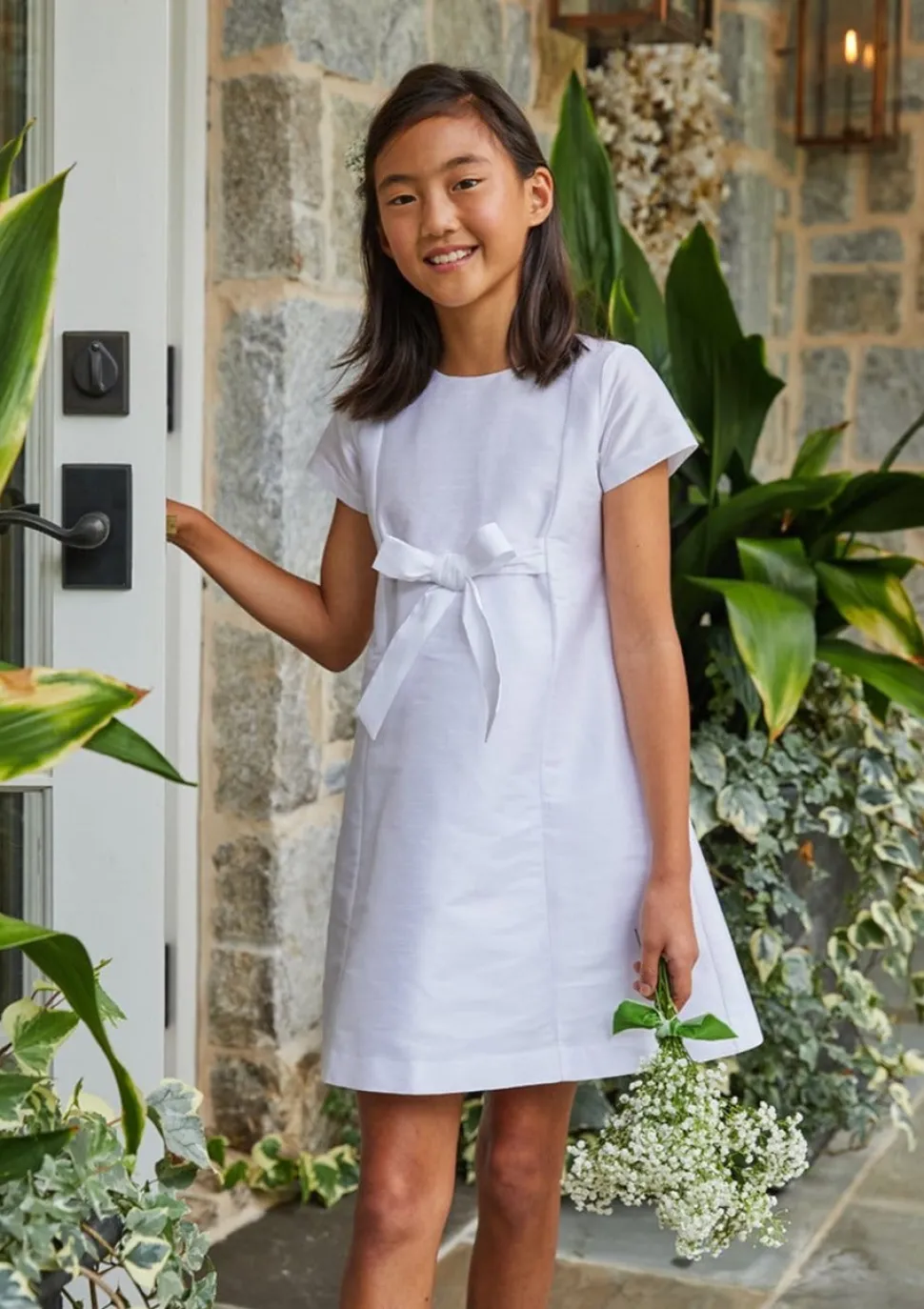 Cora Dress in Special Occasion White