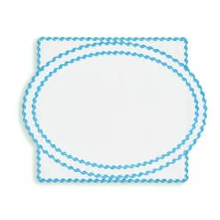 Cora Placemat And Napkin Set In Blue
