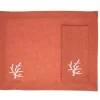 Coral Collection Napkin and Placemat in Tarcin, Set of 2