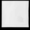 Coral Knot White Napkin