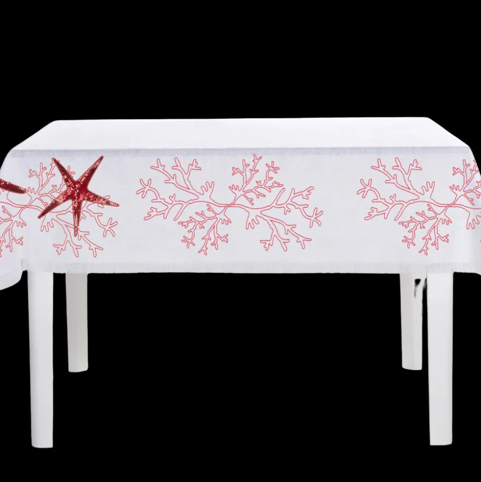 Coral Pink Corallo Tablecloth