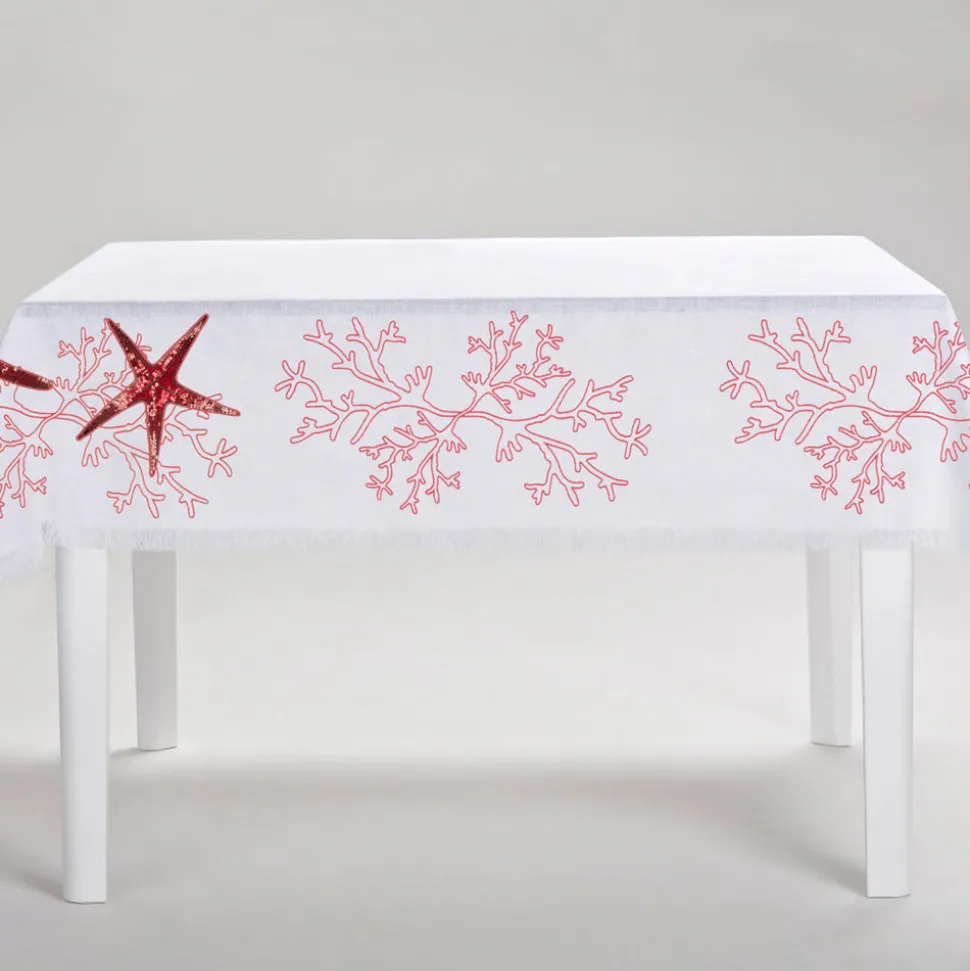 Coral Pink Corallo Tablecloth