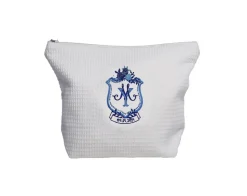 Cosmetic Bag with Embroidered Bespoke Art