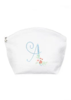 Cosmetic Waffle Weave Bag, Personalized