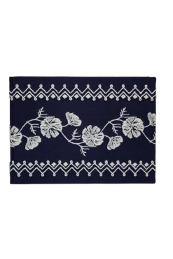 Cosmo Guest Book in Navy Stripe