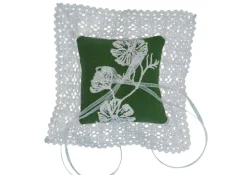 Cosmo Lace Pillow in Olive