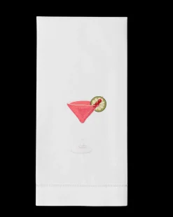 Cosmopolitan Cocktail Hand Towel