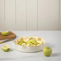 Costa Nova Cook & Host Collection Pie Dish 11" in White