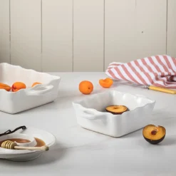 Costa Nova Cook & Host Collection Square Baker 10" in White