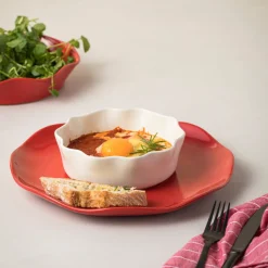 Costa Nova Cook & Host Collection Pie Dish 7" in White