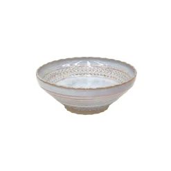 Costa Nova Cristal Collection Cereal Bowls 7" in Nacar, Set of 6