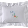Cotton Percale Boudoir Pillow Cover, Personalized
