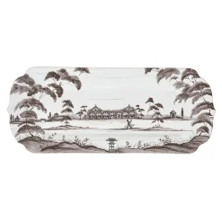 Country Estate 15" Hostess Tray in Flint Grey
