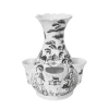 Country Estate 11.5" Tulipiere Vase in Flint Grey