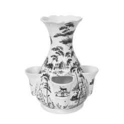 Country Estate 11.5" Tulipiere Vase in Flint Grey