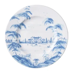Country Estate Delft Blue Dinner Plate Main House
