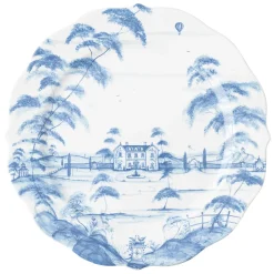 Country Estate Delft Blue Platter/Charger Plate Main House
