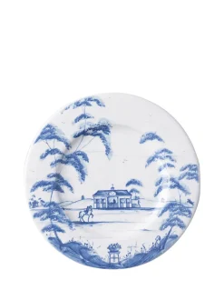Country Estate Delft Blue Side/Cocktail Plate Stable