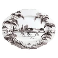 Country Estate Flint 15" Serving Platter Stable