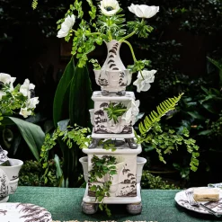 Country Estate Tulipiere Tower in Flint Grey, Set of 3