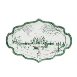 Country Estate Winter Frolic 7" Trayin Evergreen