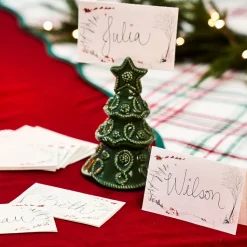 Country Estate Winter Frolic Place Card in Evergreen, Set of 12