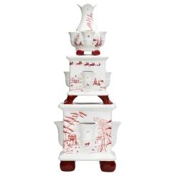 Country Estate Winter Frolic Ruby Tulipiere