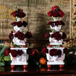 Country Estate Winter Frolic Ruby Tulipiere