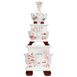 Country Estate Winter Frolic Ruby Tulipiere