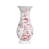 Country Estate Winter Frolic 9" Vase in Ruby