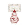 Country Estate Winter Frolic Ginger Jar Place Card Holder, Set of 4 in Ruby