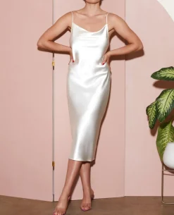 Cowl Neck Slip Dress