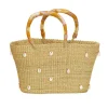 Cowrie Bolga Tote Orange