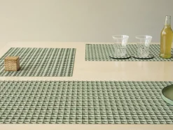 Crane Rectangular Placemat in Thyme